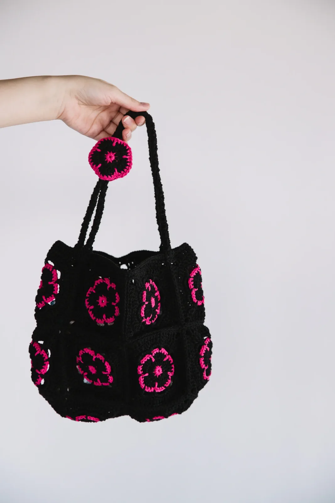 African Flower Granny Square Handbag – Free Crochet Pattern — photo 2
