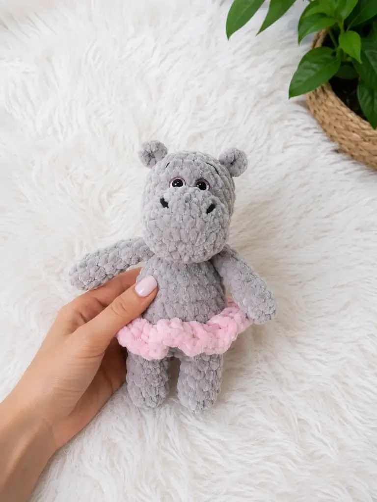 Amigurumi Baby Hippo Pattern – Chubby & Huggable — photo 2