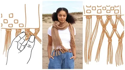 Crochet Cross Scarf Pattern: Cozy & Versatile Accessory
