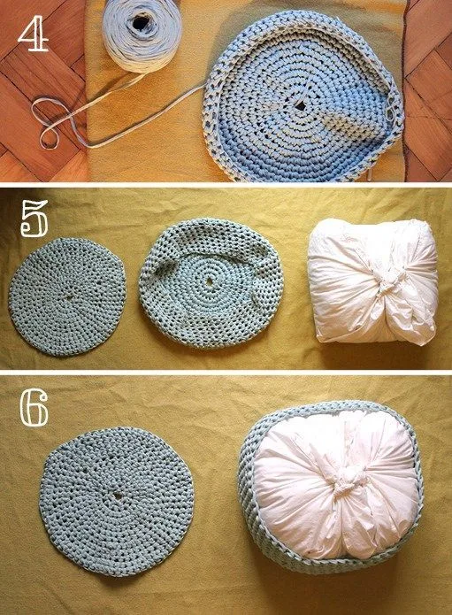 How to Crochet a Floor Pouf: Cozy Round Pattern — photo 4