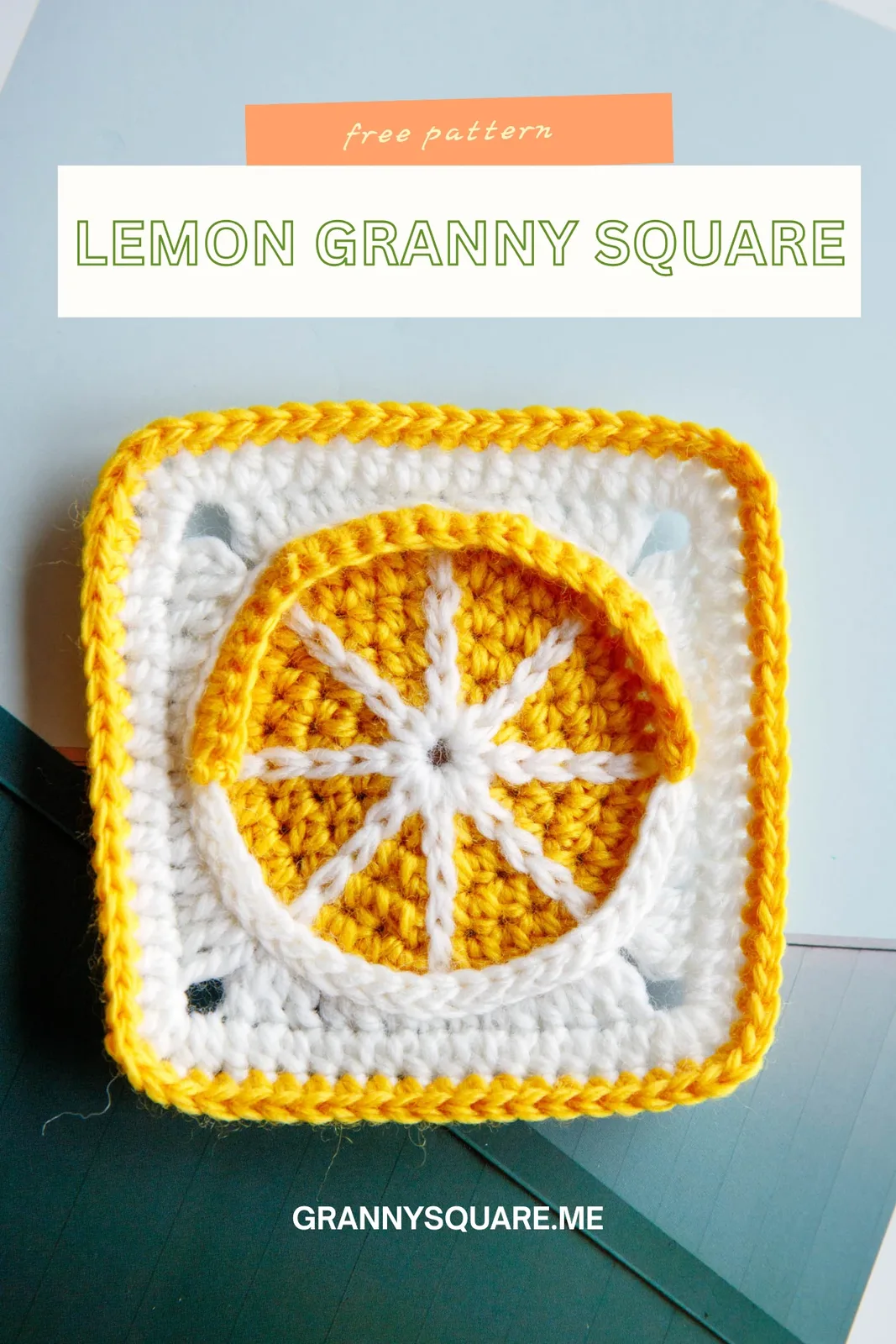 Lemon Granny Square — Free Crochet Pattern — photo 4