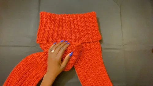 Arm Warmers With a Built-In Turtleneck Collar — photo 2