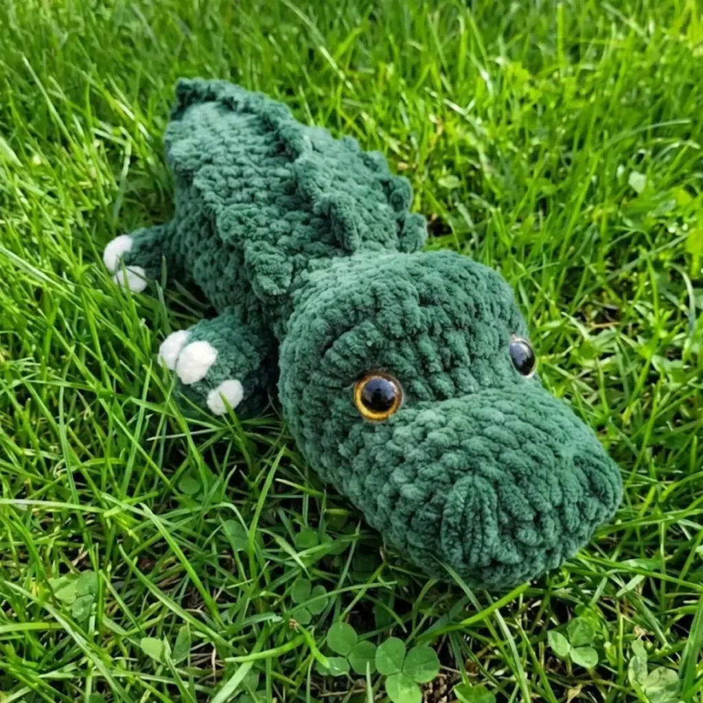 Crochet Crocodile Amigurumi Pattern – Easy Plush Toy Tutorial