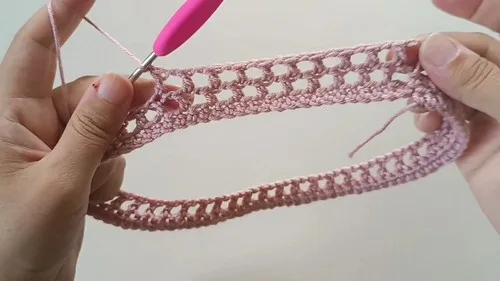 Crochet Mesh Headband Pattern: Easy Breezy Boho Style — photo 3