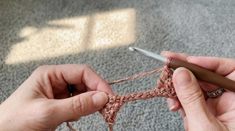 Free Crochet Triangle Shawl Pattern for Relaxed Stitching — photo 4