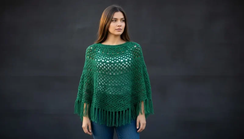 Easy Free Crochet Poncho Pattern for Stylish Layers — photo 2