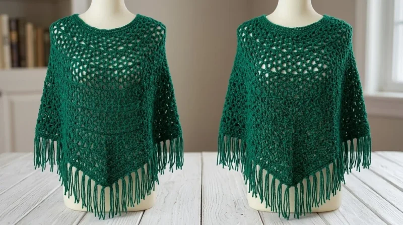 Easy Free Crochet Poncho Pattern for Stylish Layers — photo 3