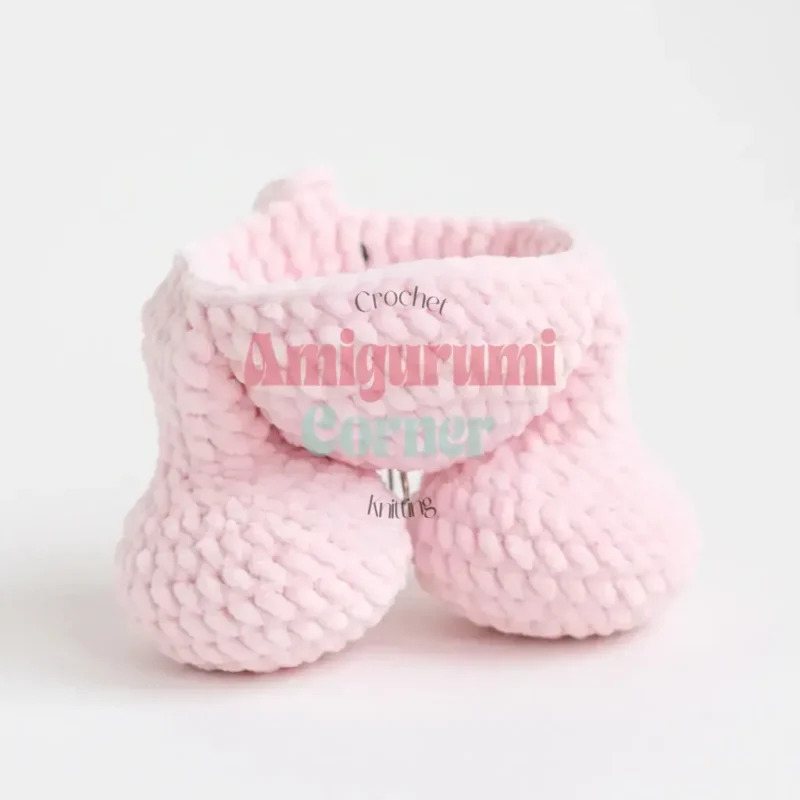 Soft plush bunny amigurumi pattern with safety eyes — photo 3